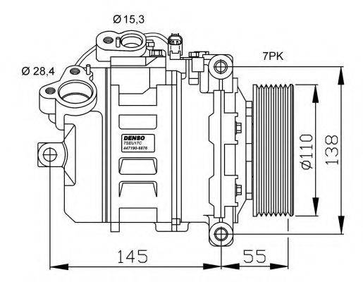 NRF 32524G Компресор, кондиціонер