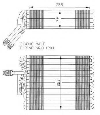 NRF 36024 Випарник, кондиціонер