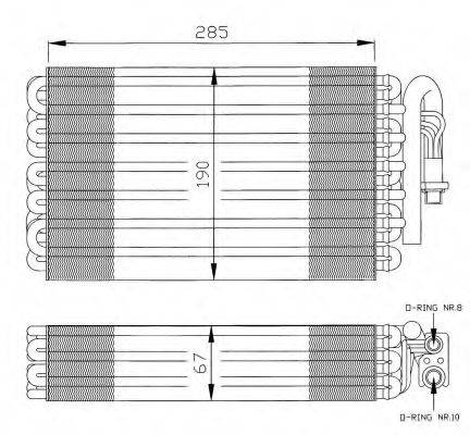 NRF 36026 Випарник, кондиціонер