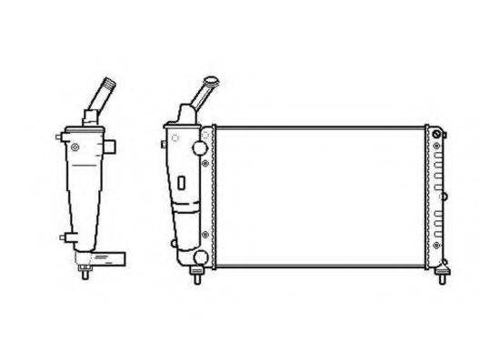 NRF 53620 Радіатор, охолодження двигуна