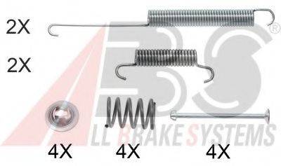 A.B.S. 0026Q Комплектуючі, гальмівна колодка