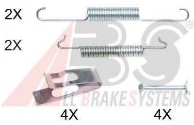 A.B.S. 0027Q Комплектуючі, стоянкова гальмівна система