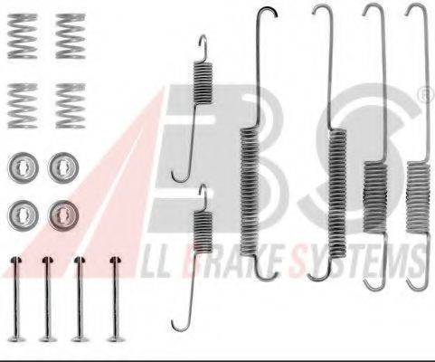 A.B.S. 0640Q Комплектуючі, гальмівна колодка