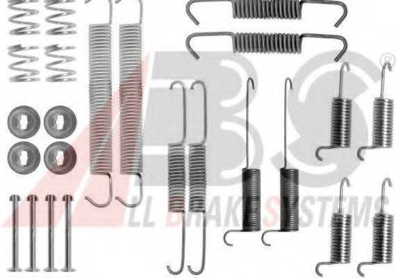 A.B.S. 0712Q Комплектуючі, гальмівна колодка