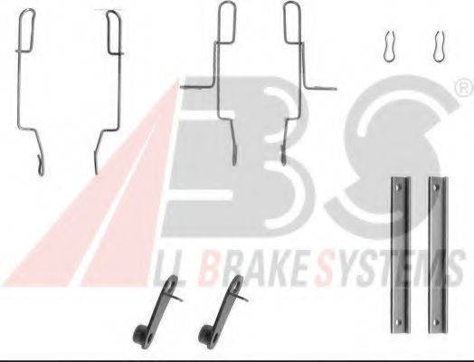 A.B.S. 1147Q Комплектуючі, колодки дискового гальма