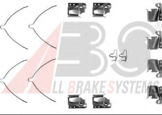 A.B.S. 1268Q Комплектуючі, колодки дискового гальма