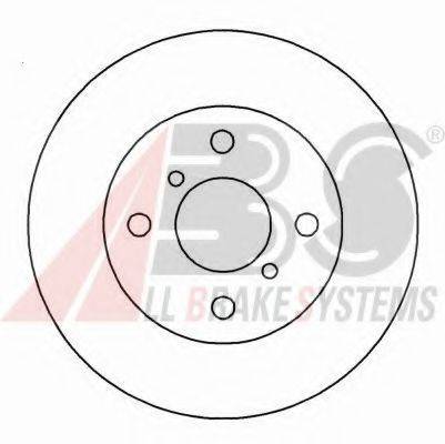 A.B.S. 16066 гальмівний диск