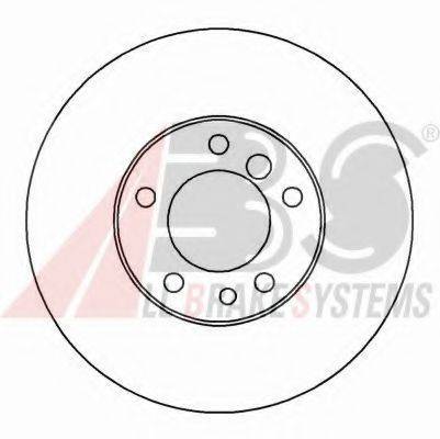 A.B.S. 16102OE гальмівний диск