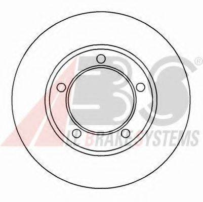 A.B.S. 16135OE гальмівний диск
