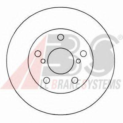 A.B.S. 16548 гальмівний диск