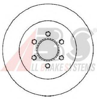 A.B.S. 16721 гальмівний диск