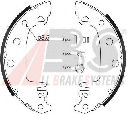 A.B.S. 8111 Комплект гальмівних колодок