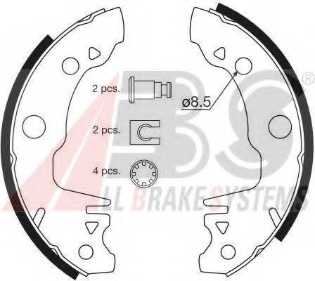 A.B.S. 8118 Комплект гальмівних колодок