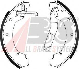 A.B.S. 8811 Комплект гальмівних колодок