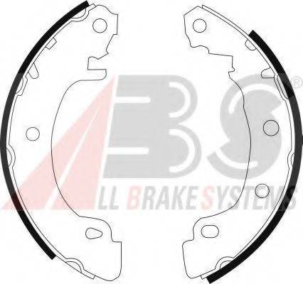 A.B.S. 8988 Комплект гальмівних колодок