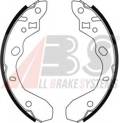 A.B.S. 9066 Комплект гальмівних колодок