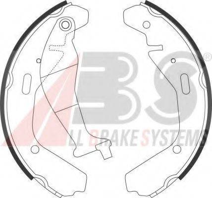 A.B.S. 9151 Комплект гальмівних колодок