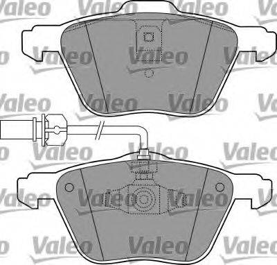 VALEO 597375 Комплект гальмівних колодок, дискове гальмо