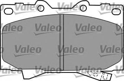 VALEO 597512 Комплект гальмівних колодок, дискове гальмо