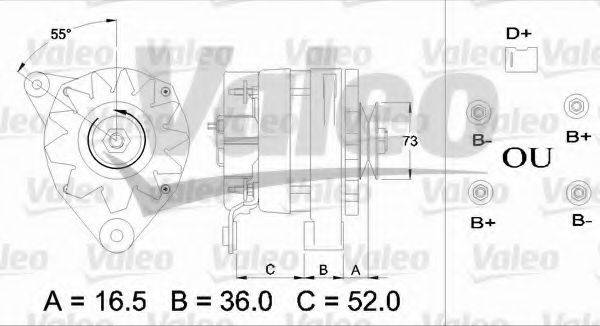 VALEO 433368 Генератор