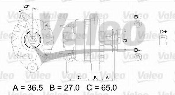 VALEO 433380 Генератор