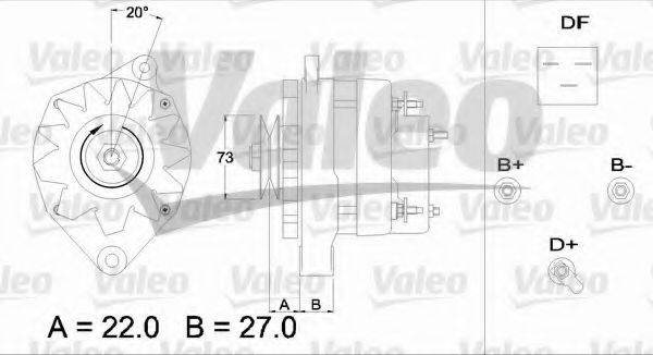 VALEO 433392 Генератор