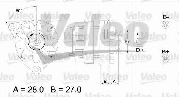 VALEO 433411 Генератор