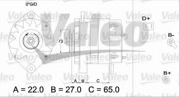 VALEO 433466 Генератор