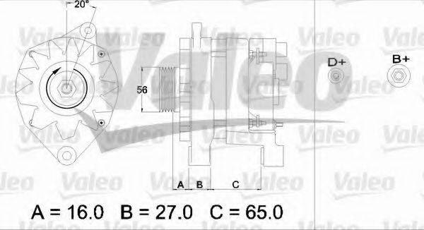 VALEO 433469 Генератор