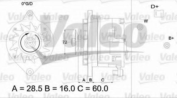 VALEO 510469 Генератор