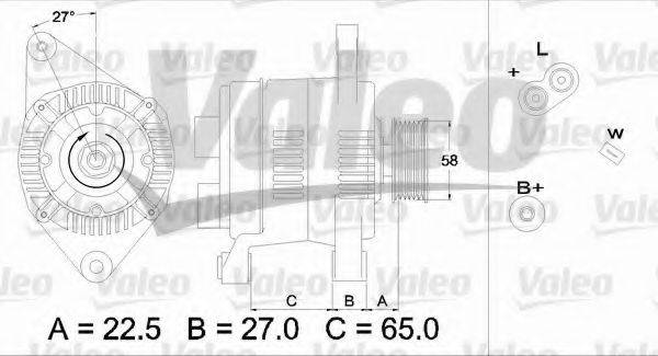 VALEO 436283 Генератор