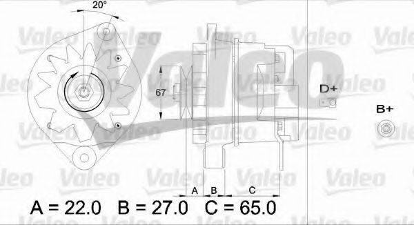 VALEO 436316 Генератор