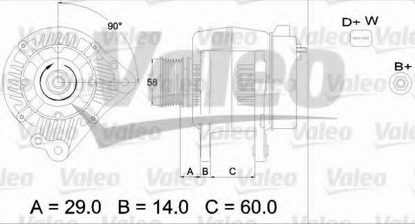 VALEO 436445 Генератор