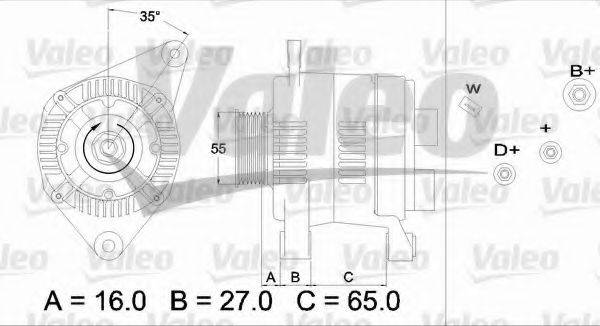 VALEO 436467 Генератор