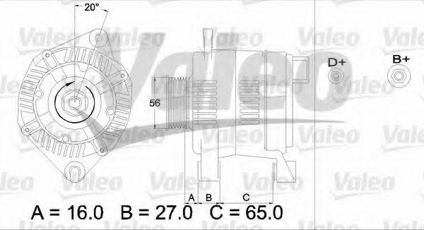 VALEO 436474 Генератор