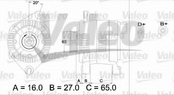 VALEO 436475 Генератор