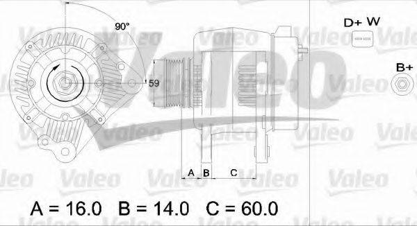 VALEO 436483 Генератор