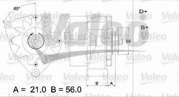 VALEO 436625 Генератор