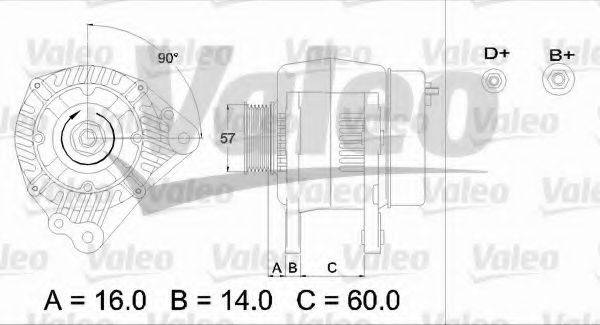 VALEO 436644 Генератор