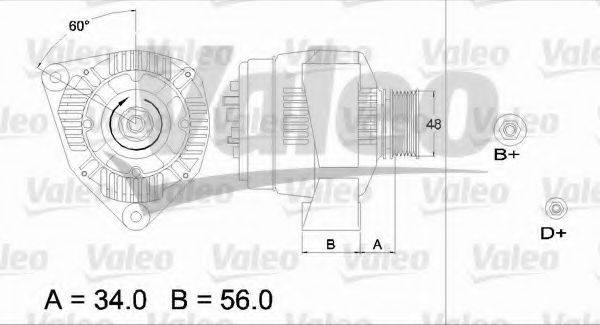 VALEO 436667 Генератор