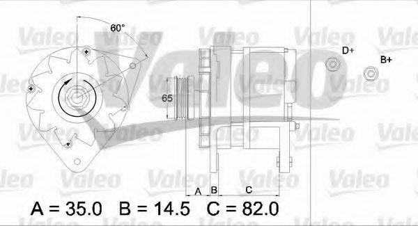 VALEO 436689 Генератор