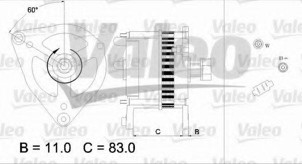 VALEO 436692 Генератор