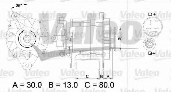 VALEO 436724 Генератор