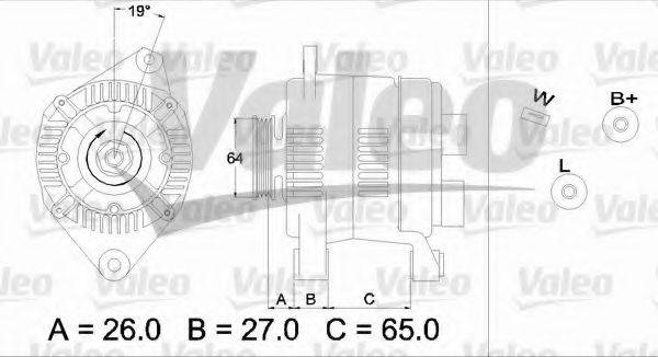 VALEO 436740 Генератор