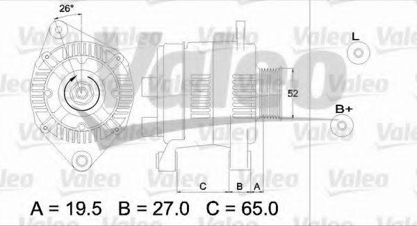 VALEO 437142 Генератор