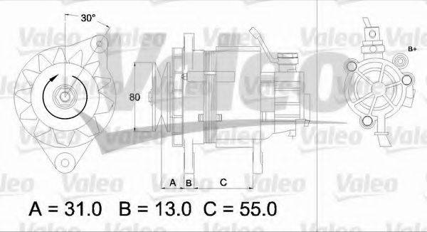 VALEO 437148 Генератор