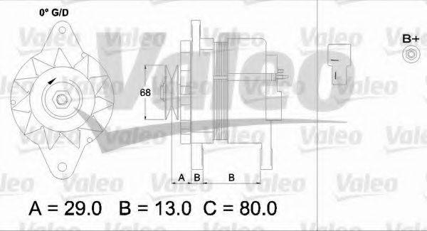 VALEO 437149 Генератор