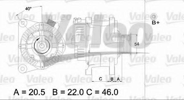 VALEO 437194 Генератор