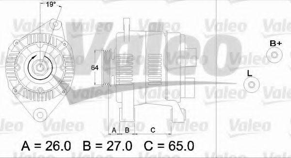 VALEO 437206 Генератор