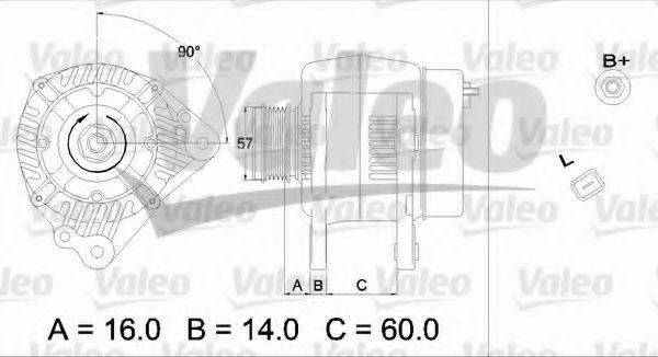 VALEO 437340 Генератор